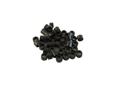 1000pcs Micro Rings Links beads for Hair Extension #02 Dark brown